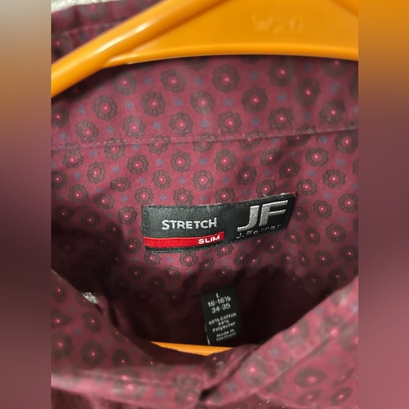 Red & Black “JF” Dress Shirt - Picture 3 of 3